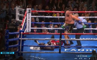 Tyson Fury vs Deontay Wilder 3 – Knockdowns and Knockout